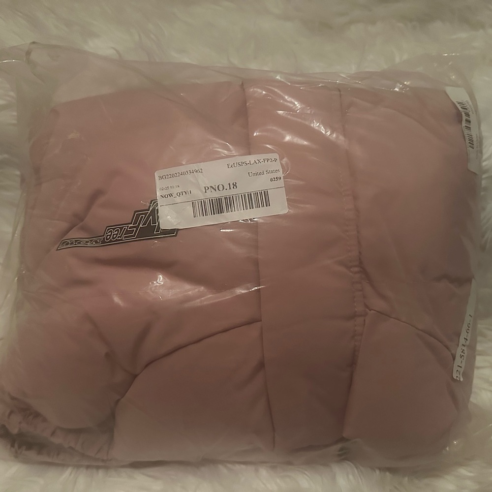 Shein COLDBREAK Letter Graphic Zip Up Puffer Coat - Picture 7 of 7